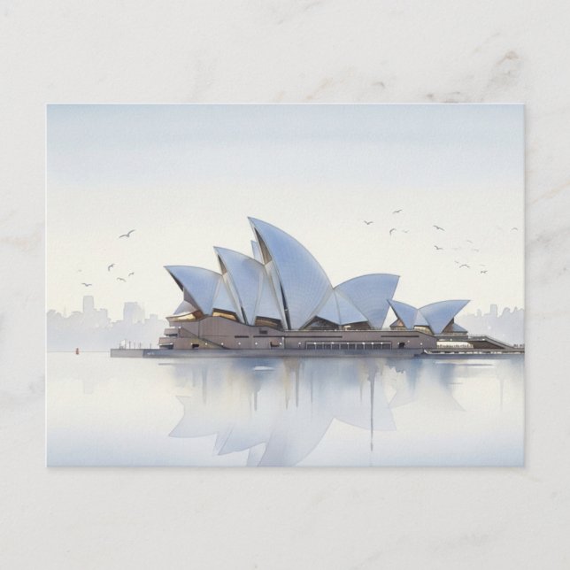 Sydney Opera House Australien Vykort (Framsida)