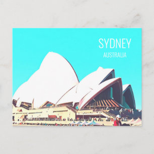 Sydney Opera House australisk reseutskrift Vykort