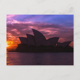 Sydney Opera House Bröllopsduschspel Postkort Vykort
