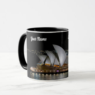Sydney Opera House by Night, Australien, Photo Mugg