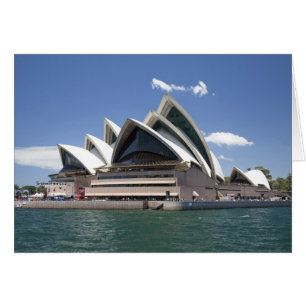 Sydney Opera House exteriör, Sydney, New South Hälsningskort