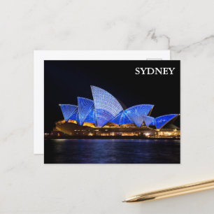 Sydney opera house, Harbo Australia Vykort