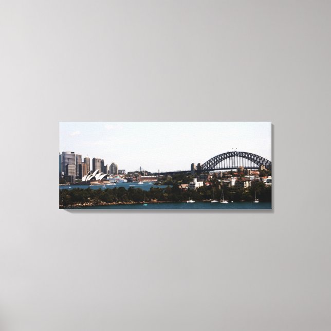 Sydney’ Opera House & Harbour Bridge Canvas (Framsida)