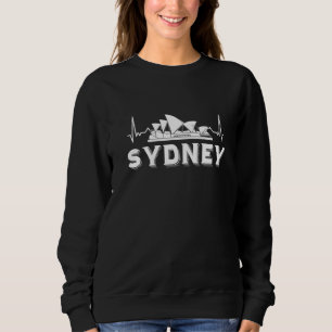 Sydney Opera House Heartbeat Australien Nya Sydw T Shirt