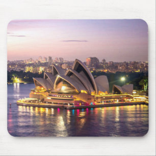 Sydney Opera House i kväll Musmatta