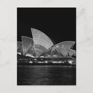 Sydney Opera House i Night Australia Vykort