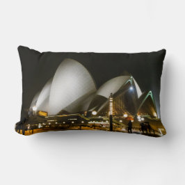 Sydney Opera House i Night Pillow Lumbarkudde