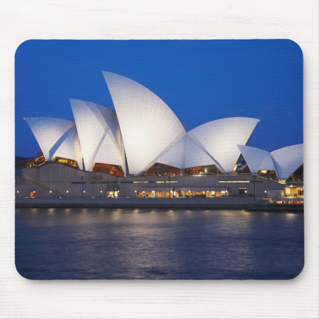 Sydney Opera House i Night, Sydney, New South Musmatta (Framsidan)