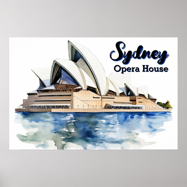 Sydney Opera House: Iconic Elegance by Harbour Poster (Framsidan)