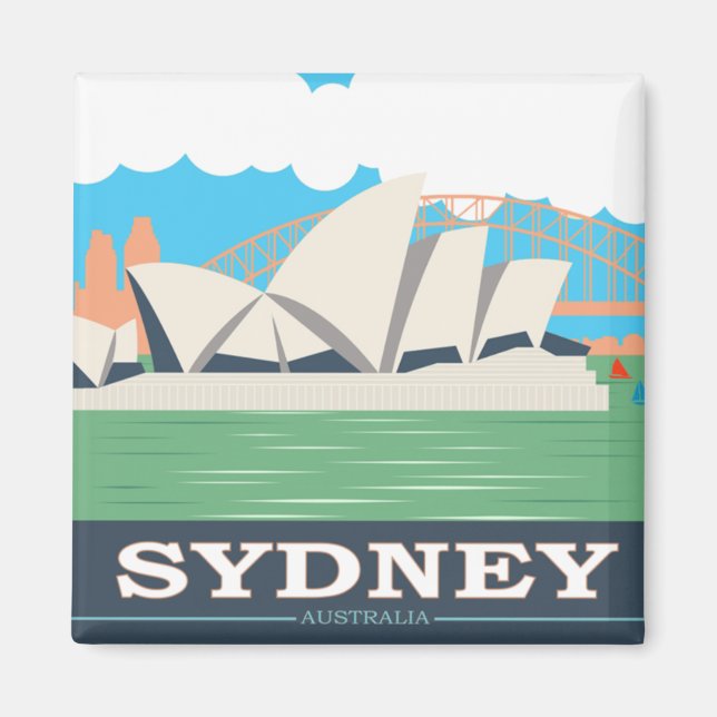 Sydney Opera House Magnet (Framsidan)