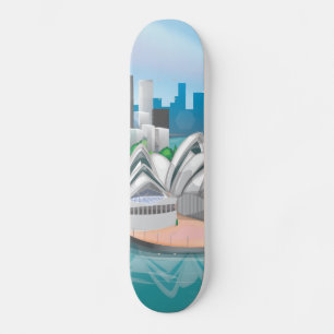 Sydney Opera House Mini Skateboard Bräda 18,5 Cm