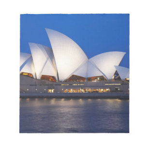 Sydney Opera House nattetid, Sydney, New South Wal Anteckningsblock