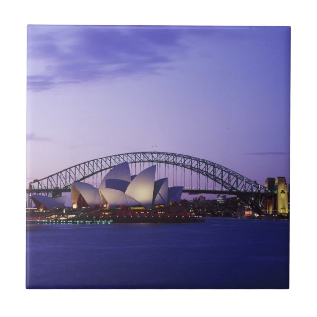 Sydney Opera House och hamn, New South 2 Kakelplatta (Framsidan)