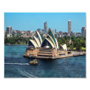 Sydney - OPERA HOUSE - panorama Fototryck
