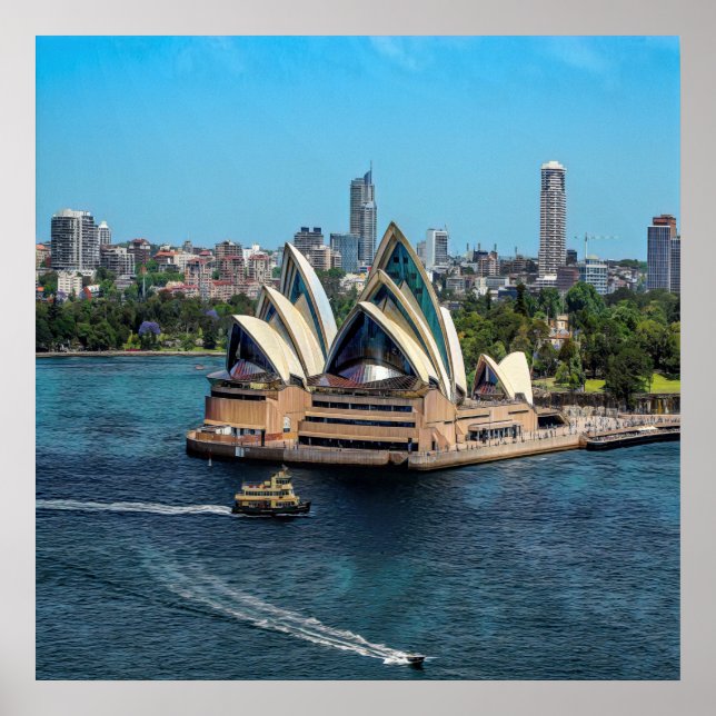 Sydney - OPERA HOUSE - panorama Poster (Framsidan)