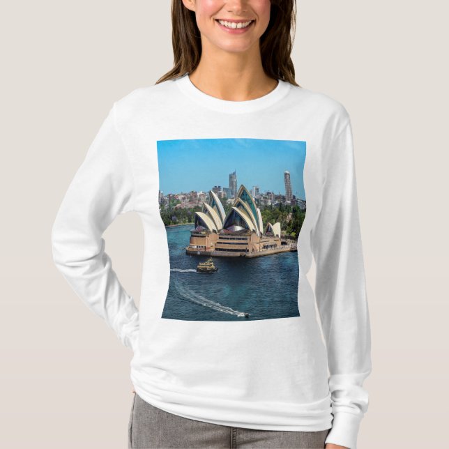 Sydney - OPERA HOUSE - panorama T Shirt (Framsida)