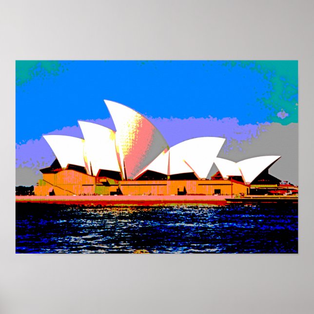 Sydney Opera House Poster (Framsidan)