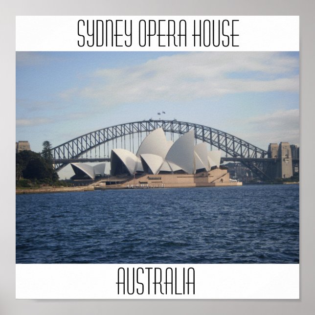 Sydney Opera House Poster (Framsidan)