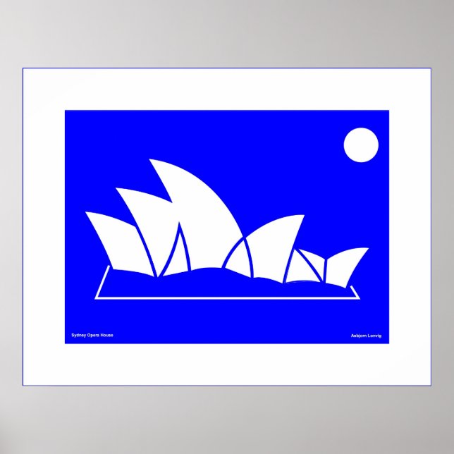 Sydney Opera House Poster (Framsidan)
