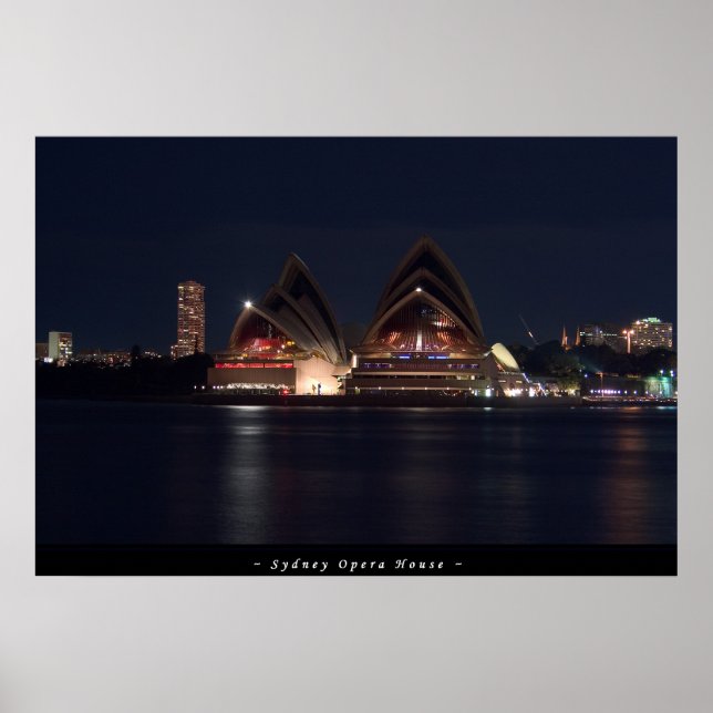 Sydney Opera House Poster (Framsidan)