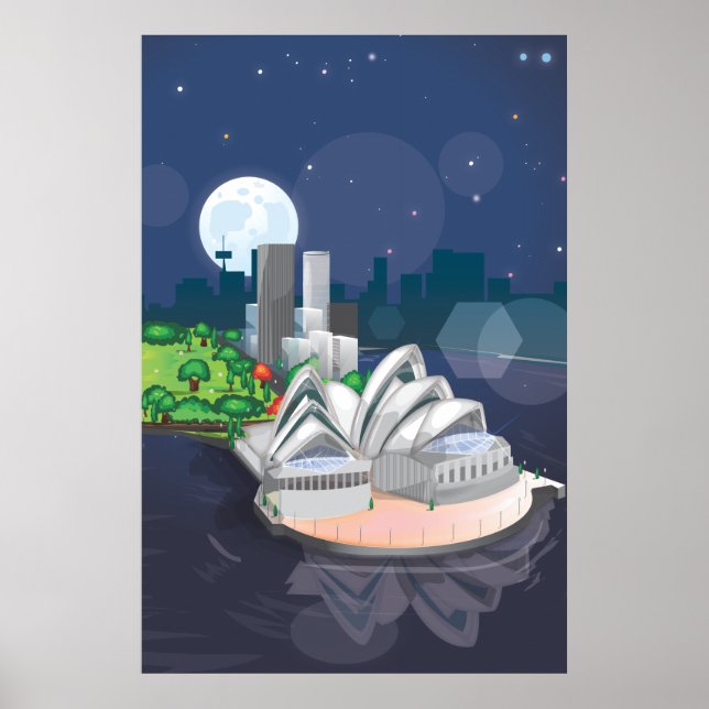 Sydney Opera House Poster (Framsidan)