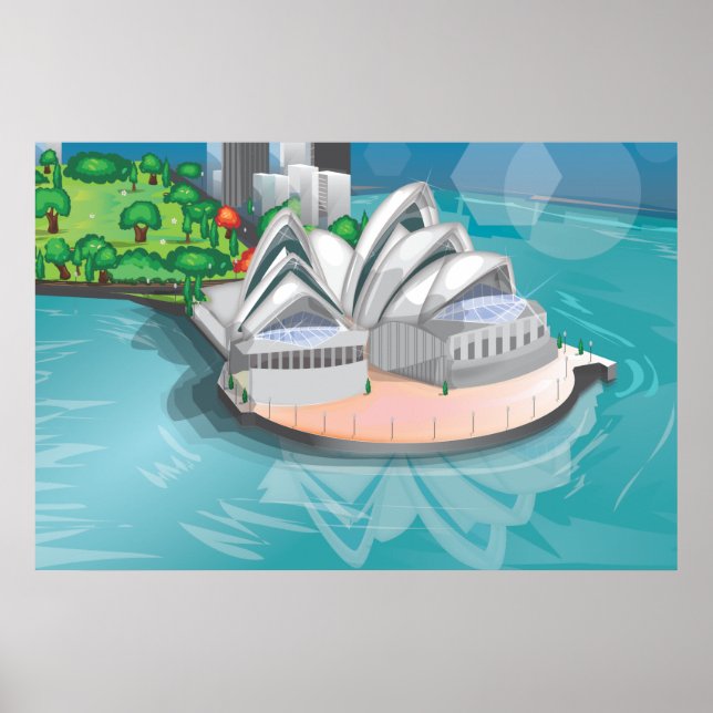 Sydney Opera House Poster (Framsidan)