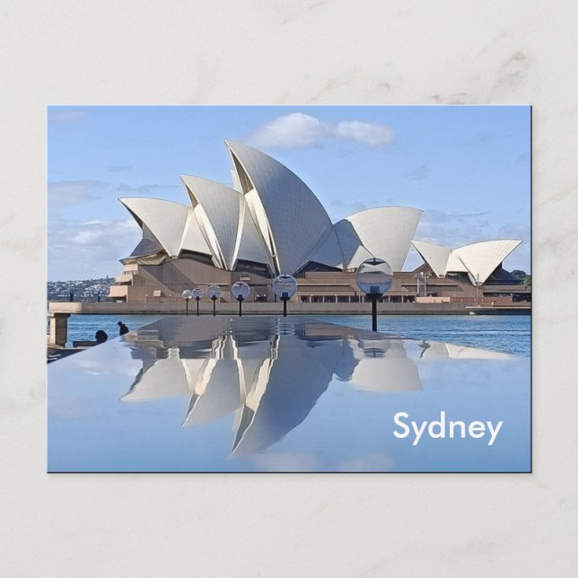 Sydney Opera House Reflection Vykort (Framsida)