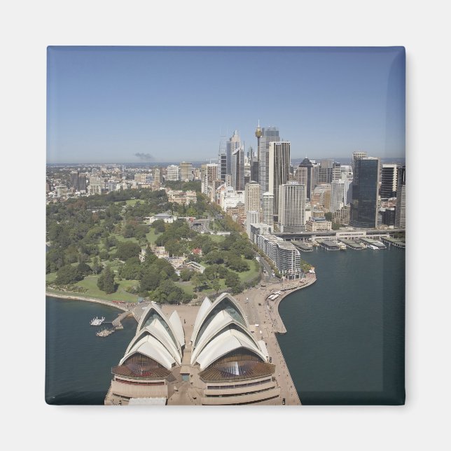 Sydney Opera House, Royal Botanic Gardens, CBD Magnet (Framsidan)