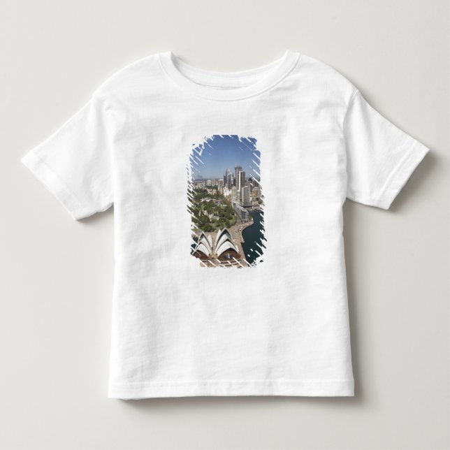 Sydney Opera House, Royal Botanic Gardens, CBD Tee Shirt (Framsida)