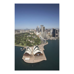 Sydney Opera House, Royalet Botanic Gardens, CBD Fototryck