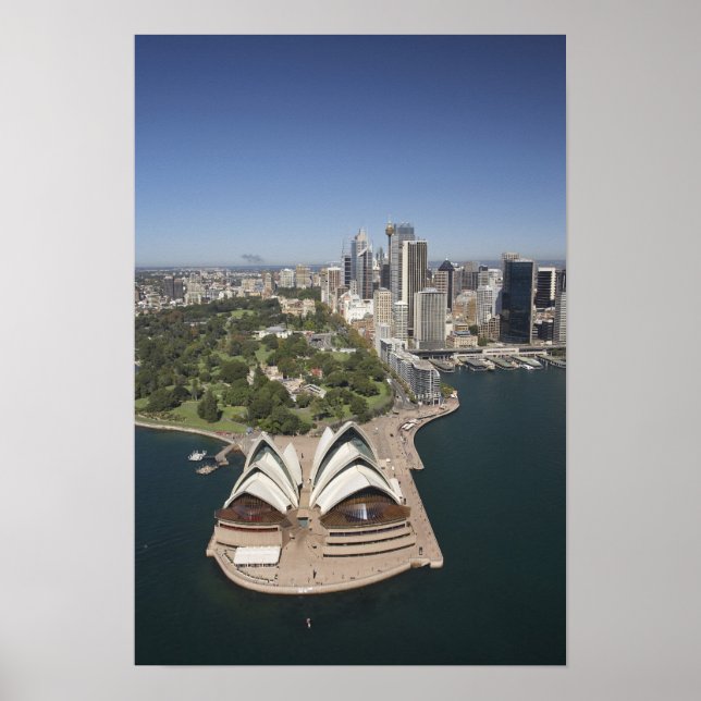 Sydney Opera House, Royalet Botanic Gardens, CBD Poster (Framsidan)