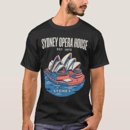 Sydney Opera House Sydney Australien Vintage Resa T Shirt