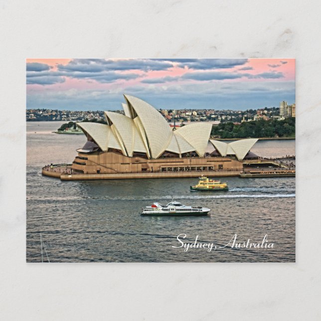 Sydney Opera House - Sydney, Australiens vykort (Framsida)