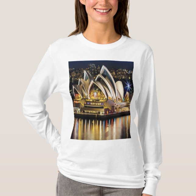 Sydney - OPERA HOUSE - view T Shirt (Framsida)