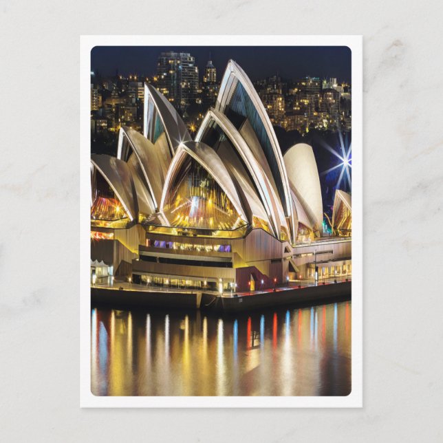 Sydney - OPERA HOUSE - view Vykort (Framsida)