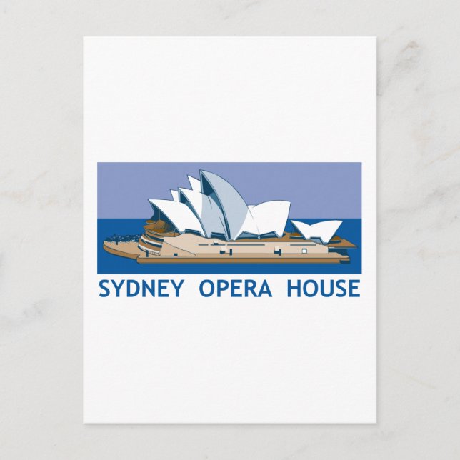 Sydney Opera House Vykort (Framsida)