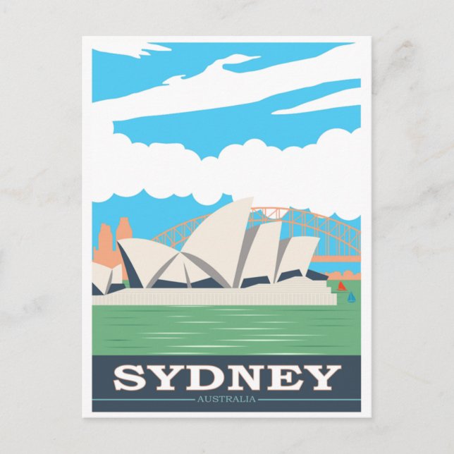Sydney Opera House Vykort (Framsida)