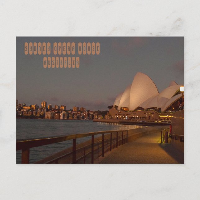 Sydney Opera House Vykort (Framsida)