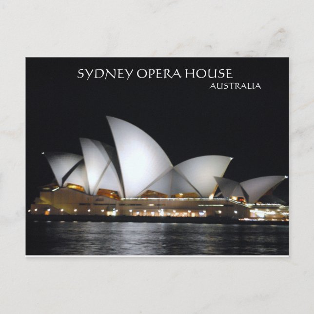 Sydney Opera House Vykort (Framsida)