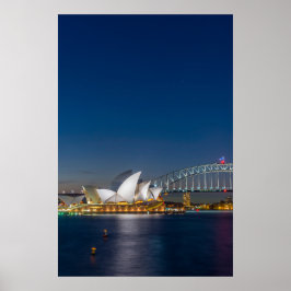 Sydney Opera nattetid Poster