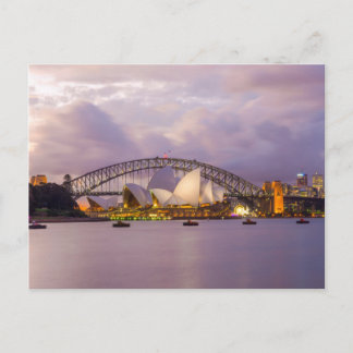 Sydney Opera och Harbour Bridge Vykort