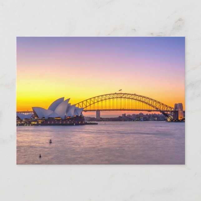 Sydney Opera vid sunset Vykort (Framsida)