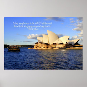 Sydney operahus, Australien Poster