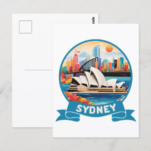 Sydney operahus Australien Vykort