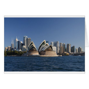 Sydney operahus hälsningskort