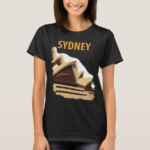 Sydney operahus Modern resa T-shirt