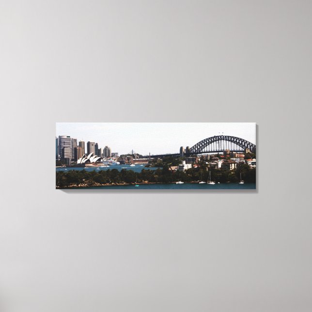 Sydney » Operahuset & Harbour Bridge Canvas (Framsida)