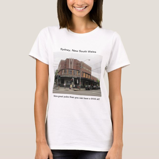 Sydney Pubs: Golden Barley Hotel T-Shirt (Framsida)