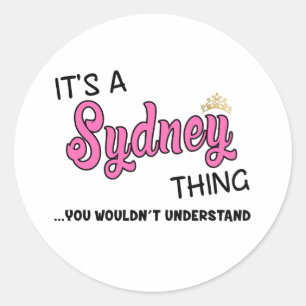 Sydney sak skulle du inte förstå runt klistermärke