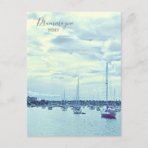 Sydney-scensjakter på hamnen Drummoyne Vykort